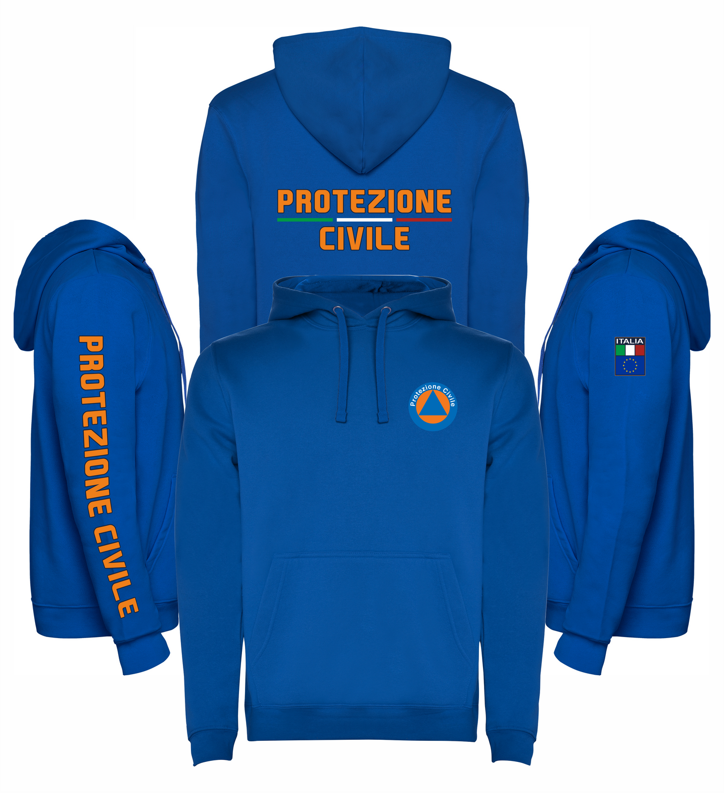 Felpa con cappuccio della PROTEZIONE CIVILE