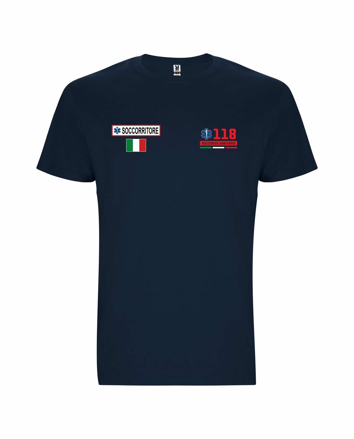 A02 T-shirt blu scuro 118