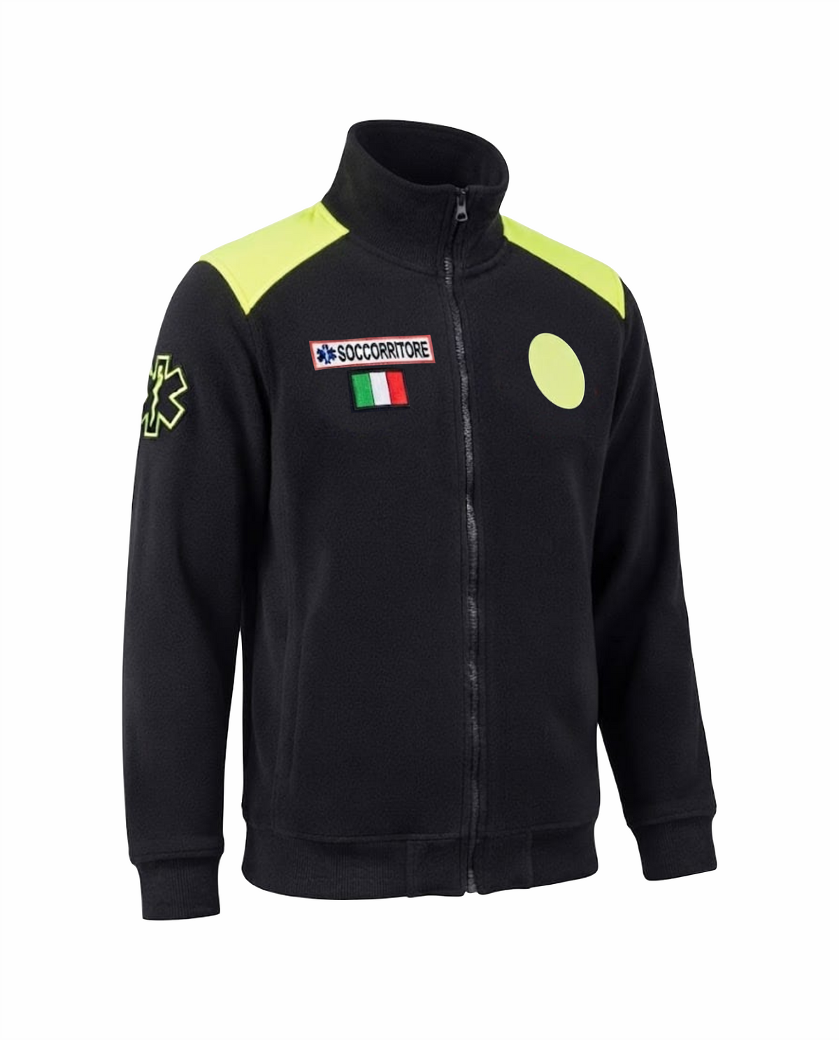B73 Felpa nera SoccorriStore