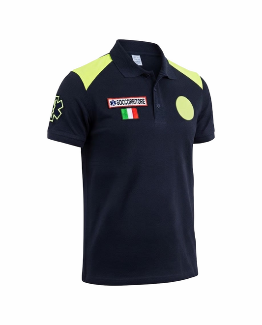 N03 Polo blu SoccorriStore