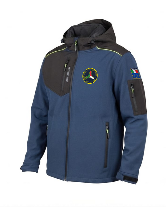 Giacca Tecnica RJC2 Softshell con cappuccio della Protezione Civile