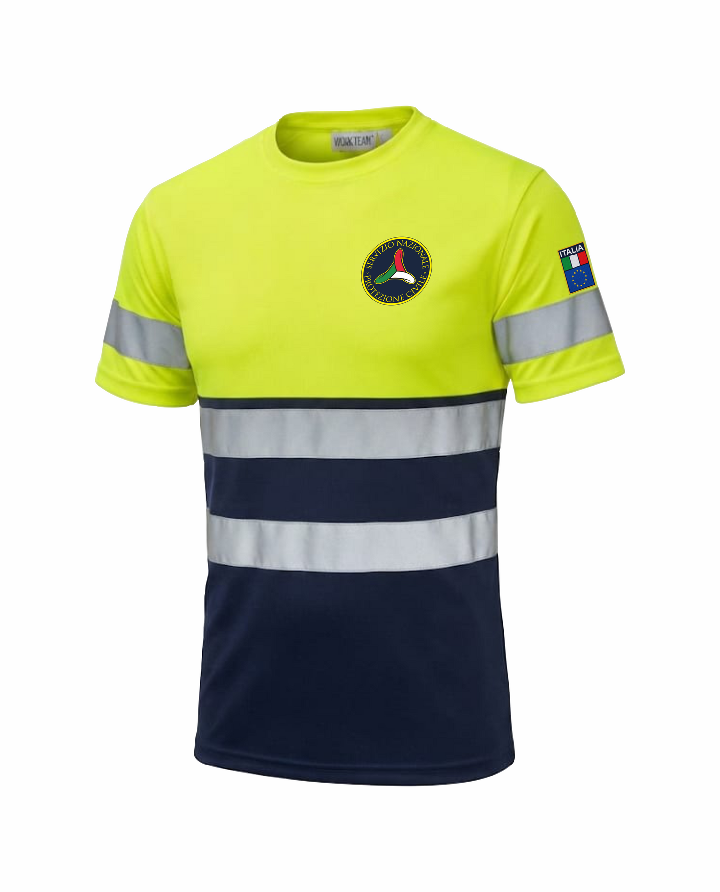 Maglia C3941 Alta visibilità Rifrangente Protezione Civile