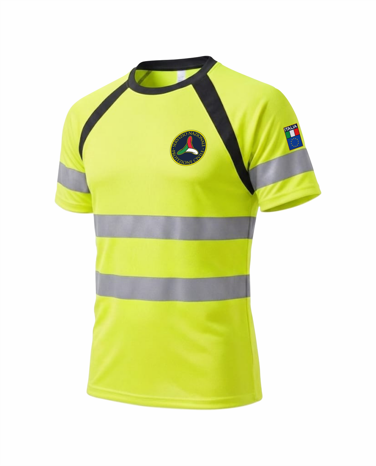 Maglia Tecnica C2941 Alta Visibilità PROTEZIONE CIVILE