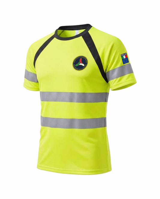 G08 Maglia Tecnica C2941 Alta Visibilità PROTEZIONE CIVILE