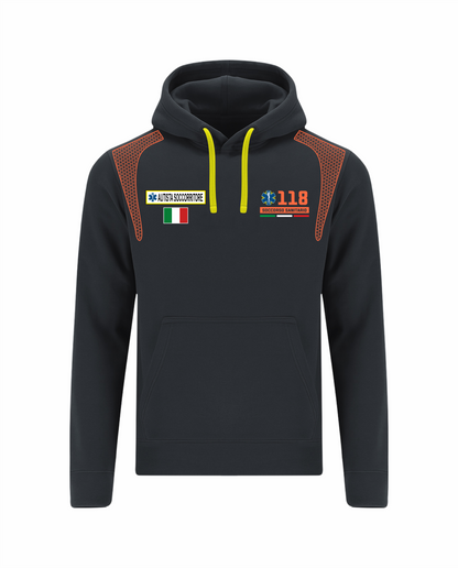 Felpa ESO con cappuccio blu scuro 118