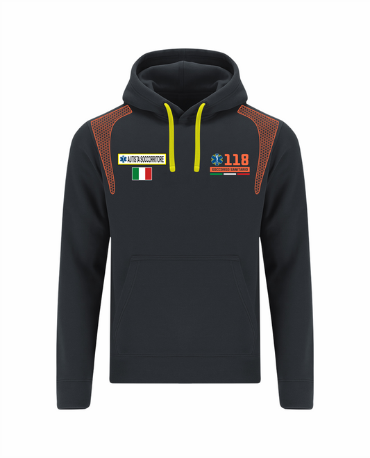 Felpa ESO con cappuccio blu scuro 118