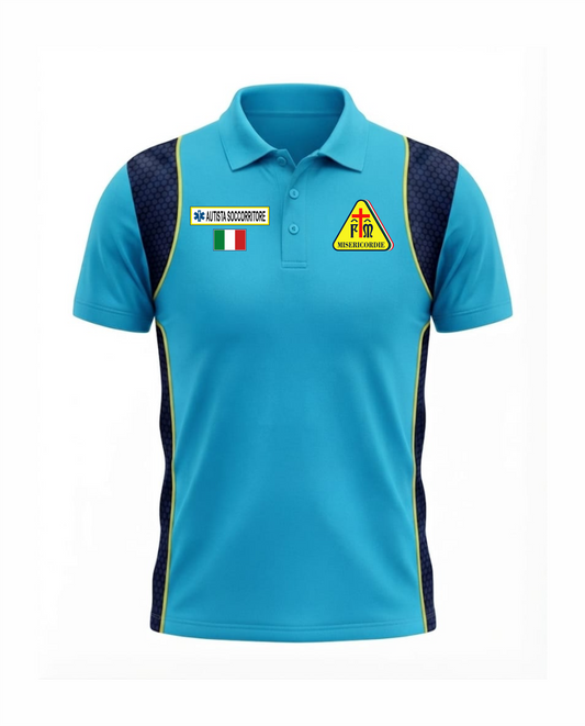 Polo ESO 2.0 azzurra Misericordie