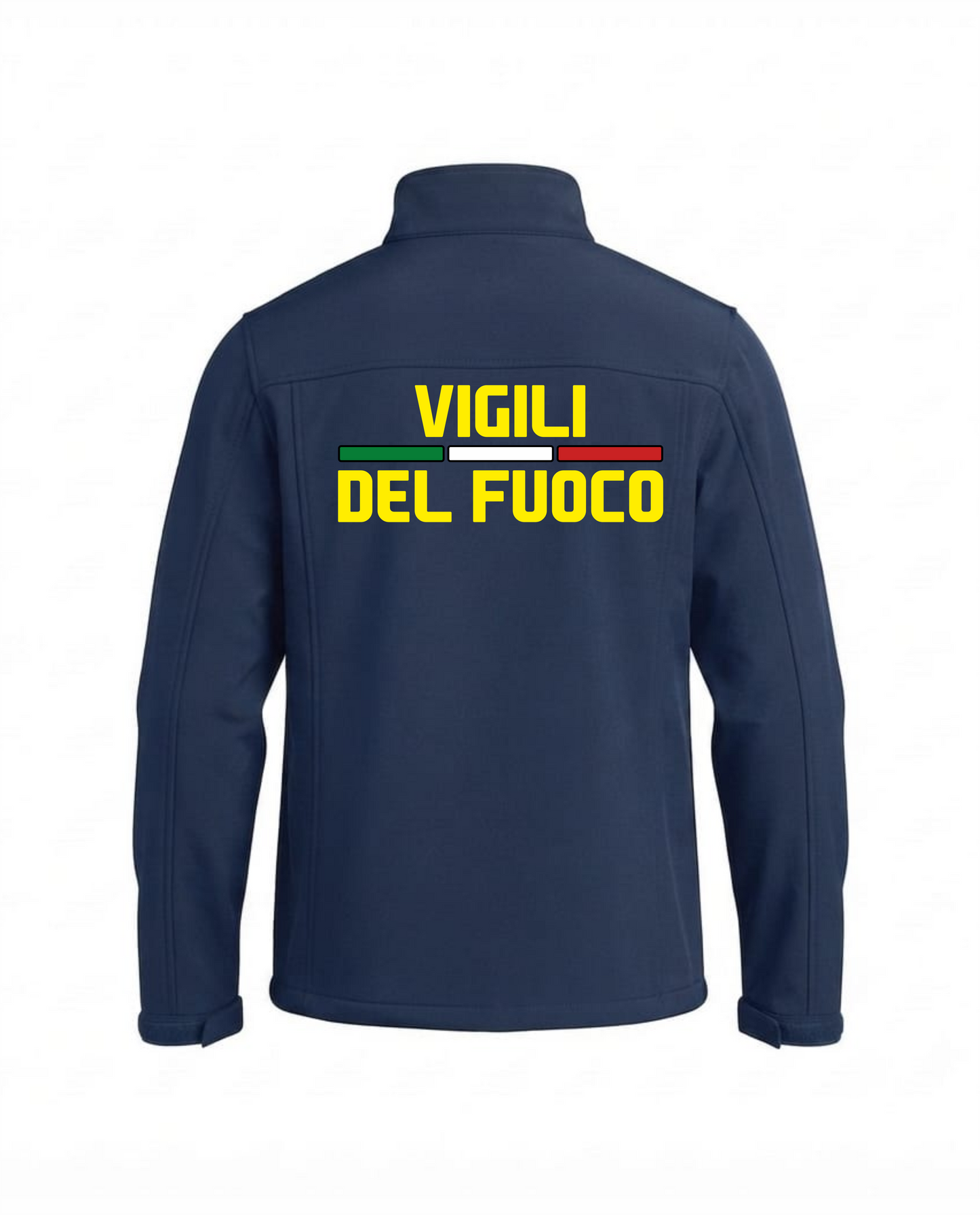 Softshel BIC blu scuro VIGILI DEL FUOCO