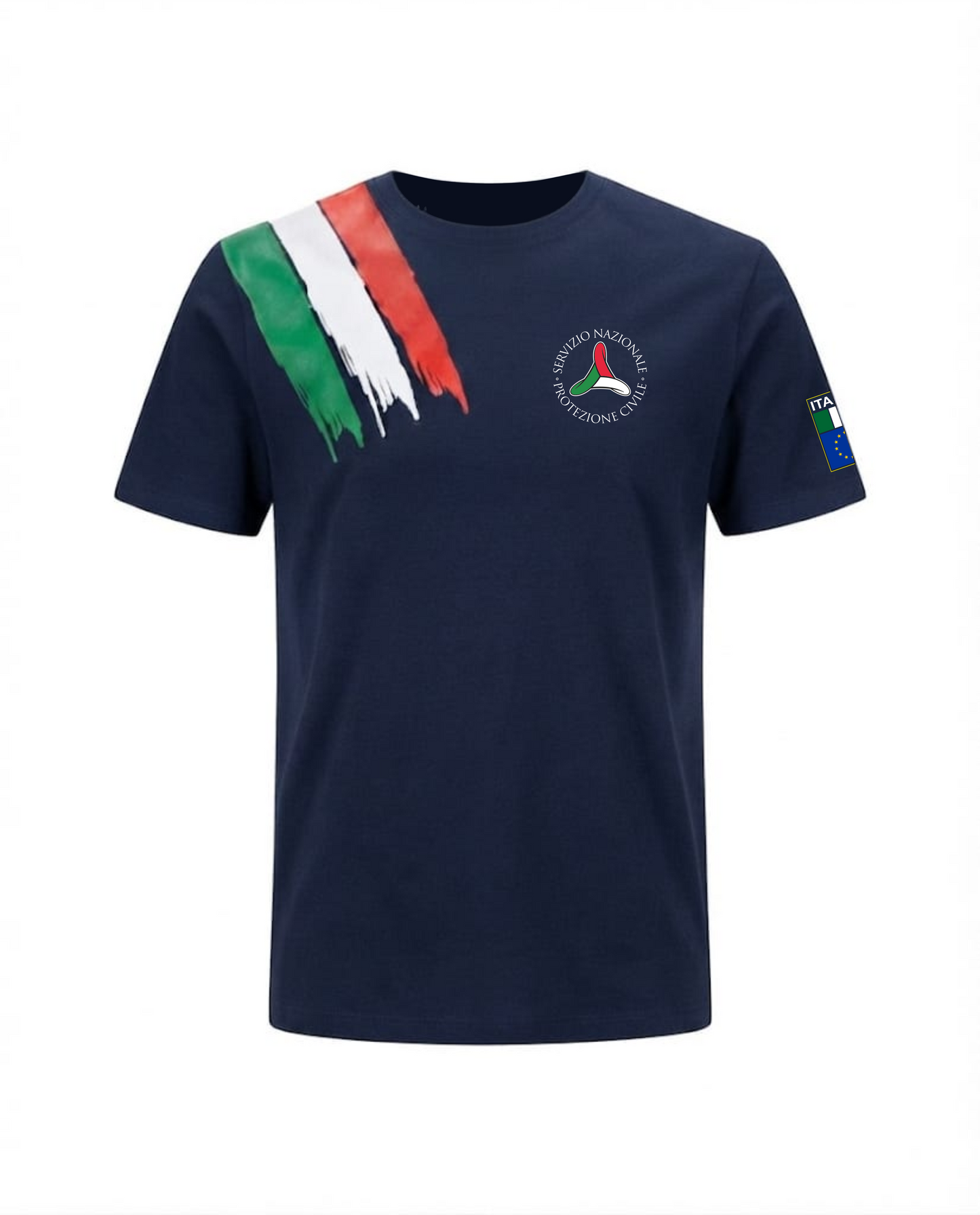 T-shirt ITA blu scuro Protezione Civile