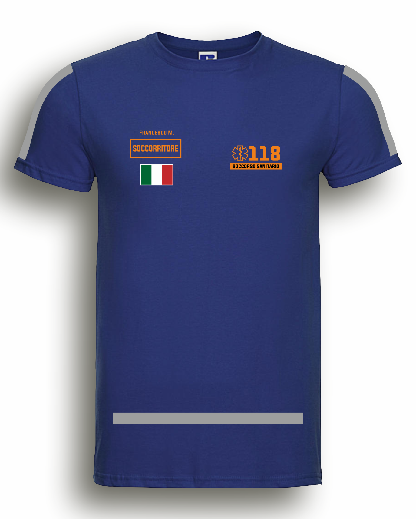 T-shirt 118 alta visibilità rifrangente