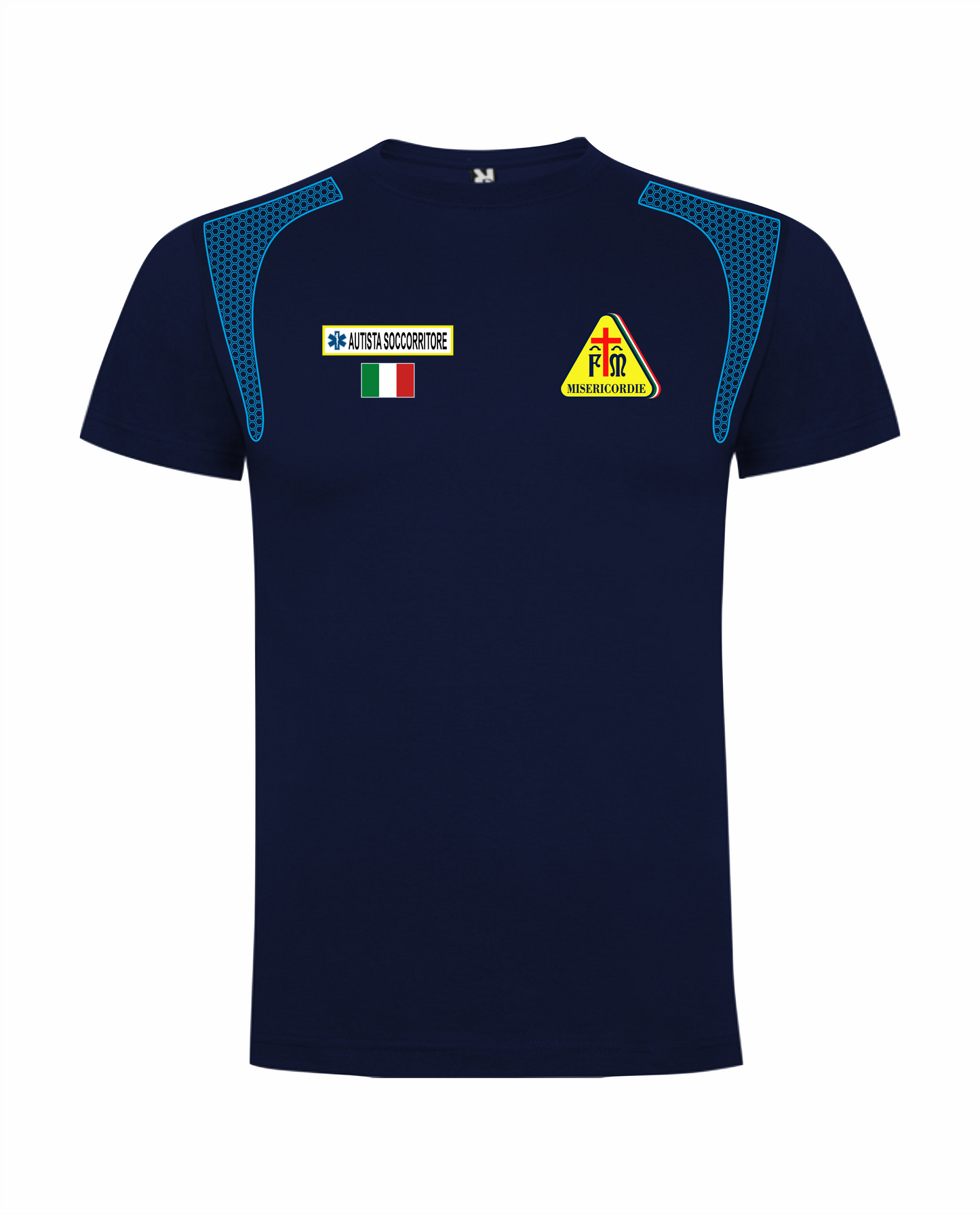 T-shirt ESO blu scuro Misericordie