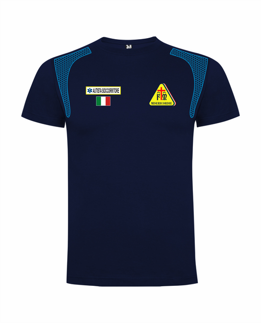 T-shirt ESO blu scuro Misericordie