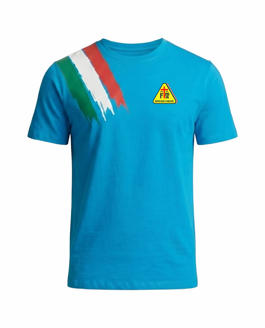 T-shirt ITA azzurra Misericordie