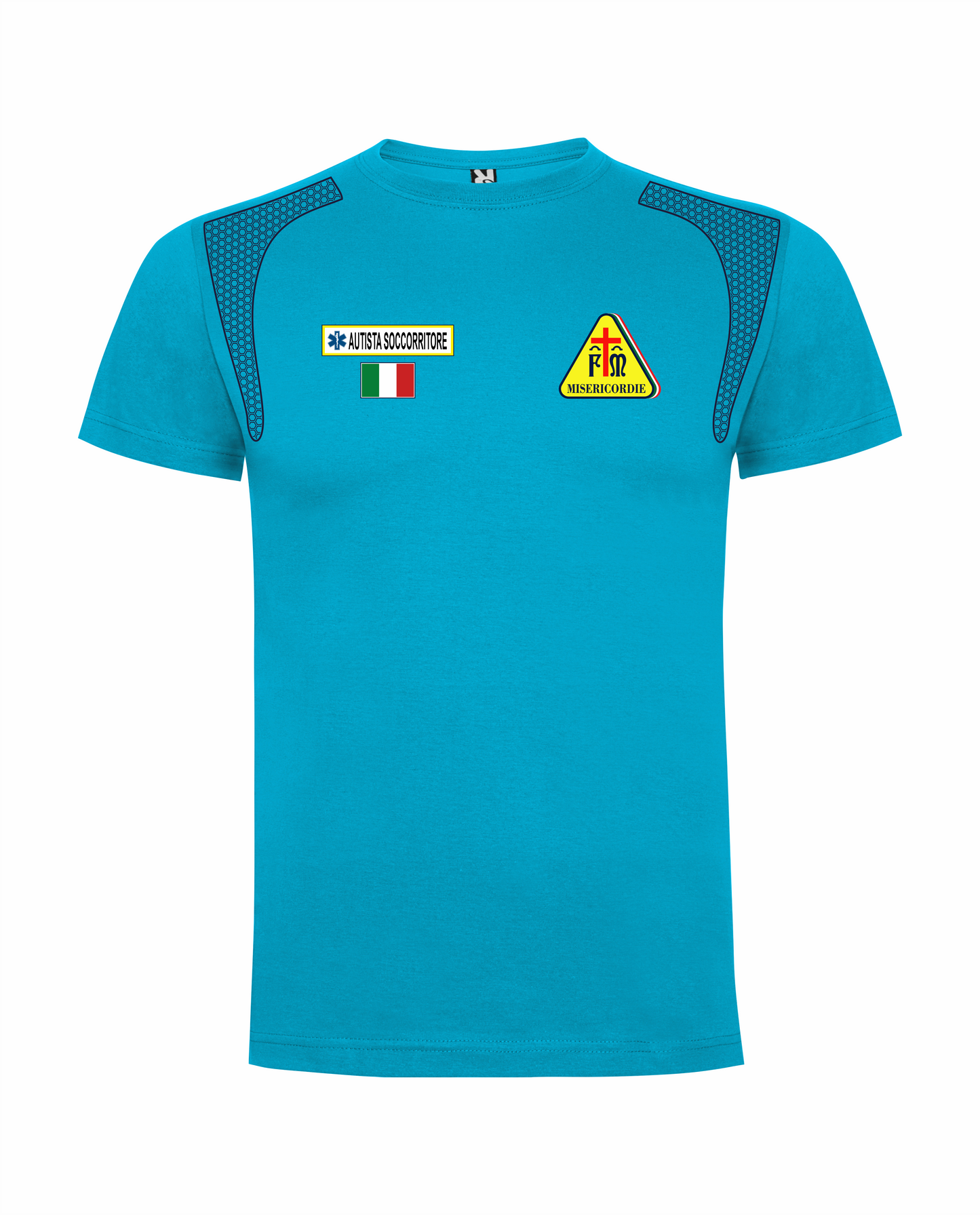 T-shirt ESO azzurra Misericordie