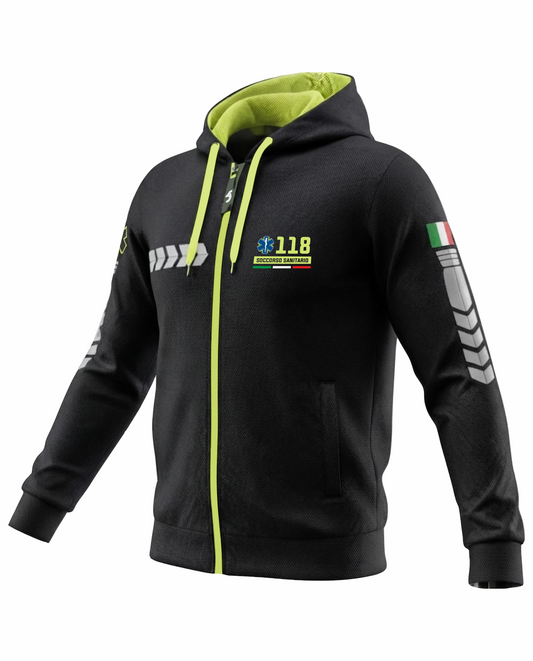 Felpa PREDATOR del 118 in alta visibilità