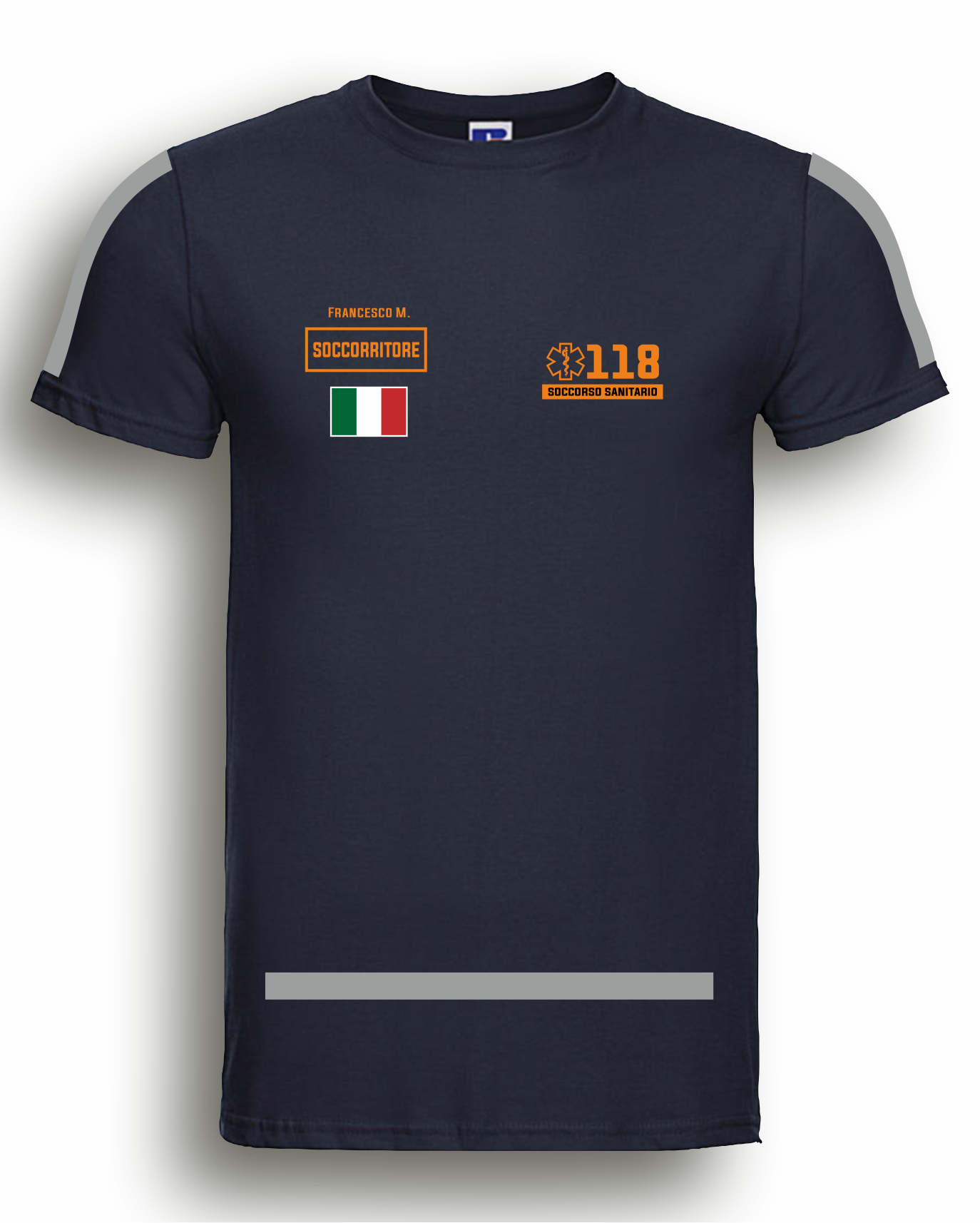 T-shirt 118 alta visibilità rifrangente