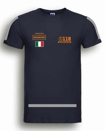 T-shirt 118 alta visibilità rifrangente