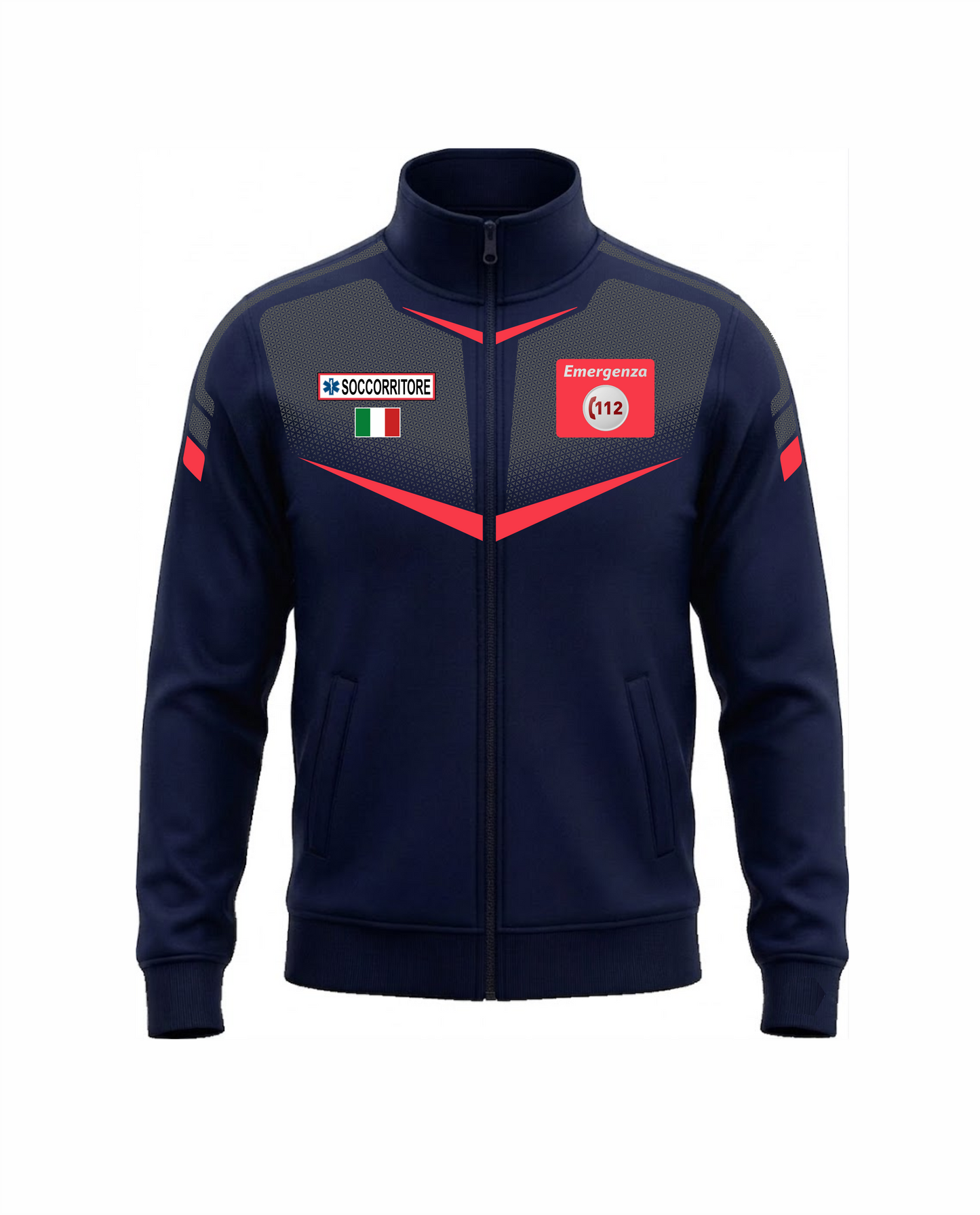 Felpa TRF blu scuro/grigio 112