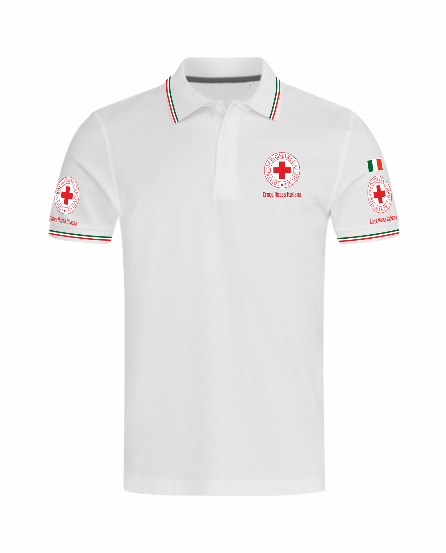 Polo Tricolore cotone Piquè