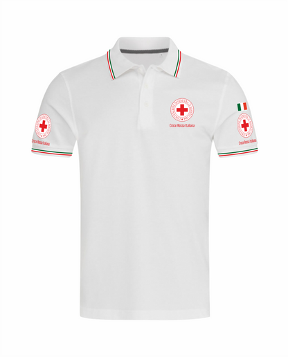 Polo Tricolore cotone Piquè