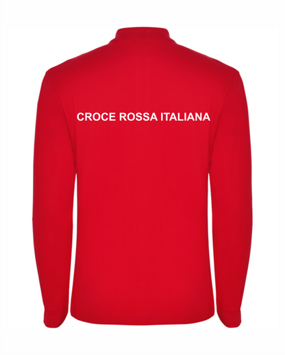 Polo manica lunga Croce Rossa Italiana