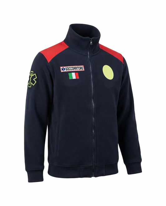 B71 Felpa blu scuro SoccorriStore