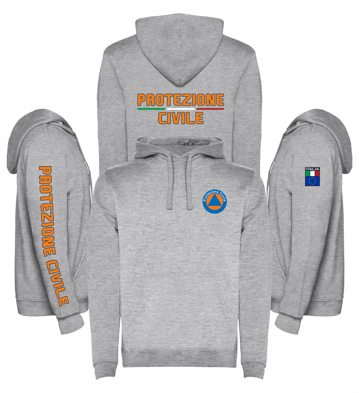 Felpa con cappuccio della PROTEZIONE CIVILE