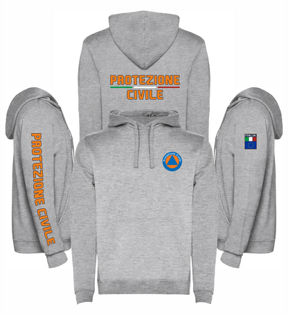 Felpa con cappuccio della PROTEZIONE CIVILE