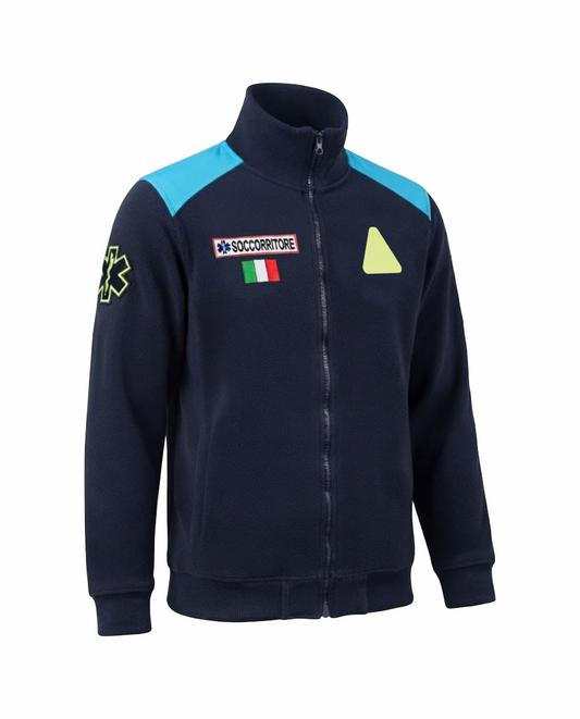 B74 Felpa blu Misericordie SoccorriStore
