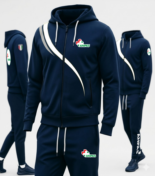 Tuta ANPAS sportiva blu scuro