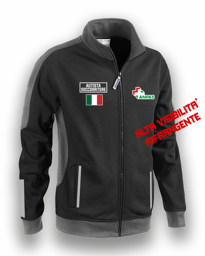 felpa zip anpas