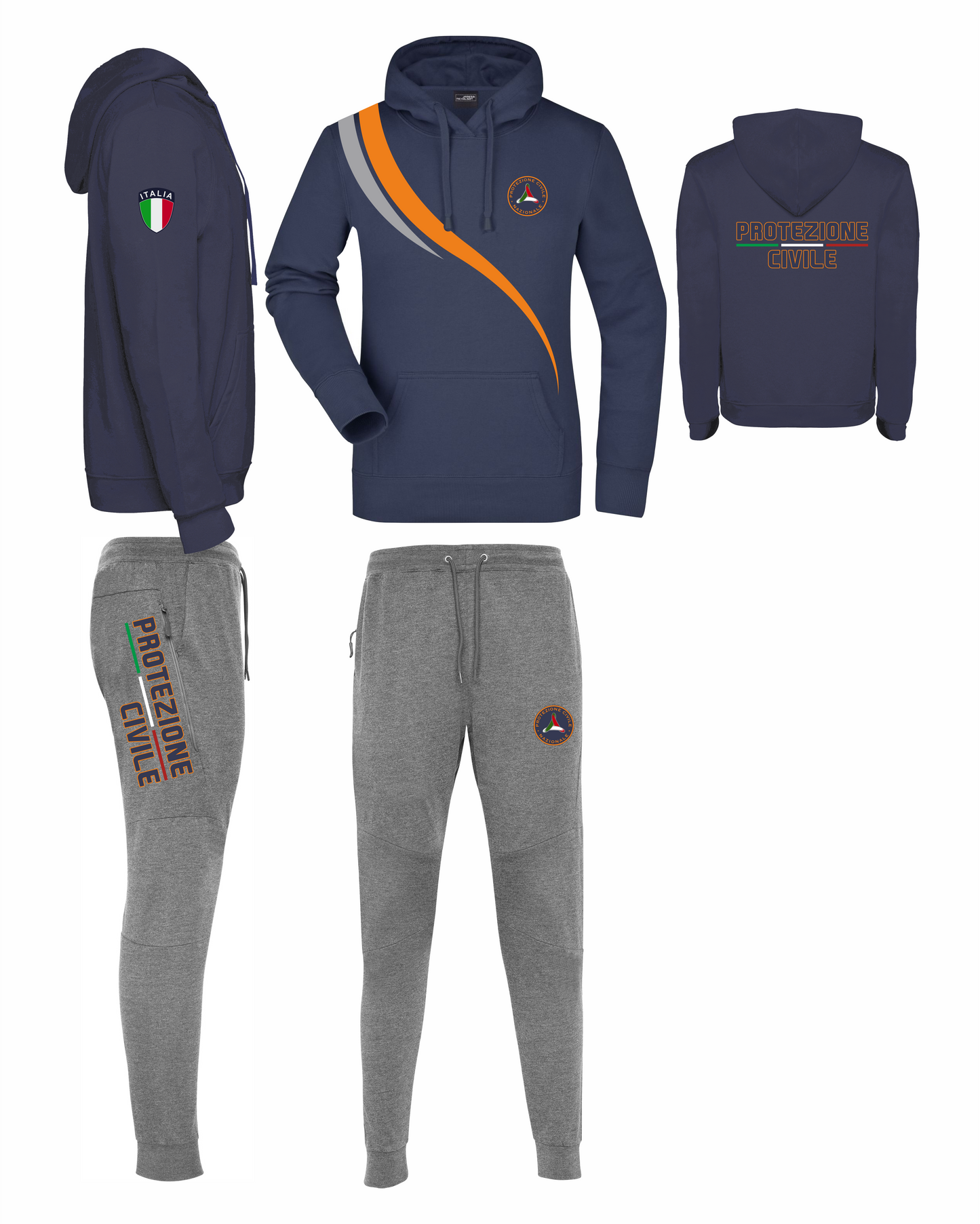 Tuta Felpata PROTEZIONE CIVILE