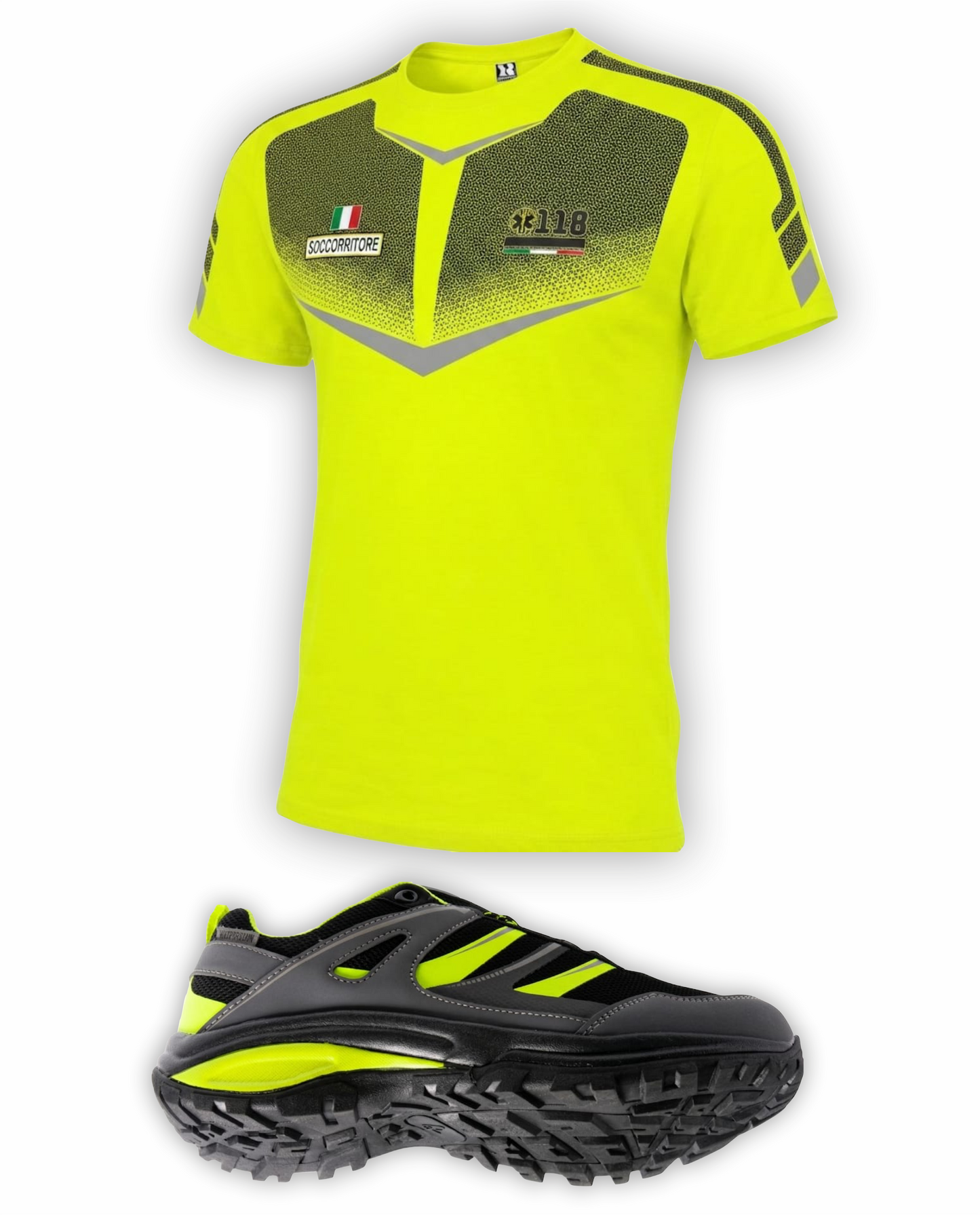 SCARPA TECNICA + MAGLIETTA TRF 118 GIALLA