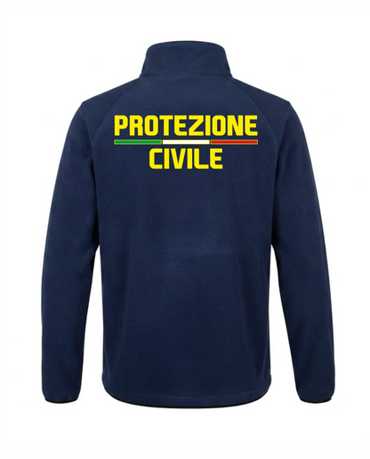 Pile mezza zip Protezione Civile