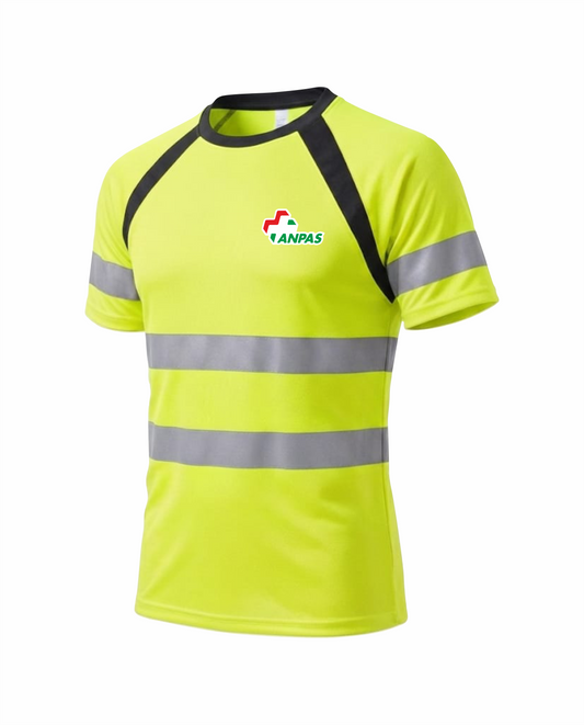 D45 Maglia Tecnica C2941 Alta Visibilità ANPAS