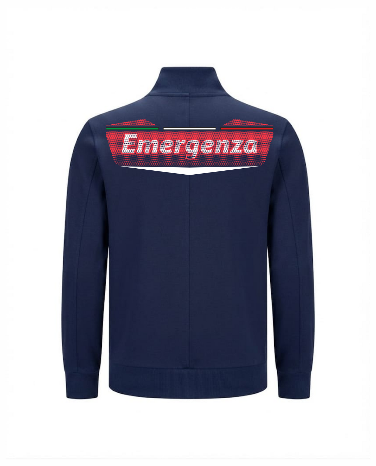 Felpa TRF blu scuro/rosso sanitario 112